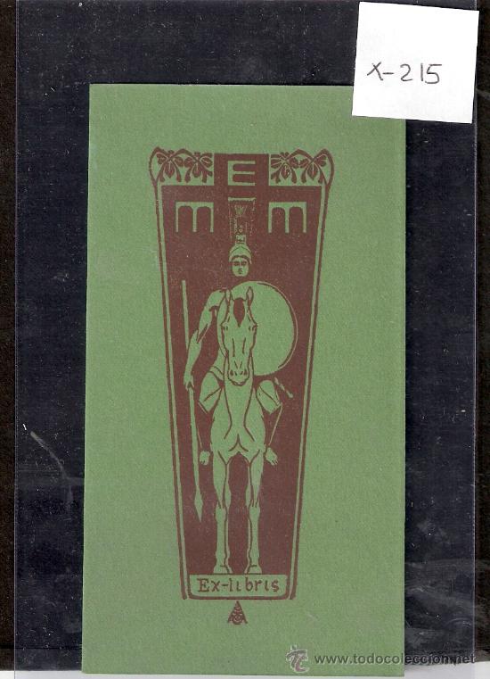 Arte: EX LIBRIS  - ( X-215) - Foto 1