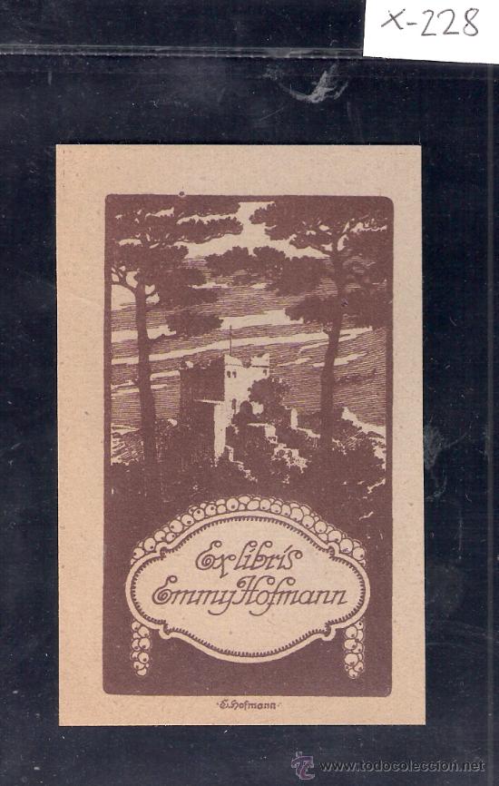 Arte: EX LIBRIS  - HOFMANN( X-228) - Foto 1