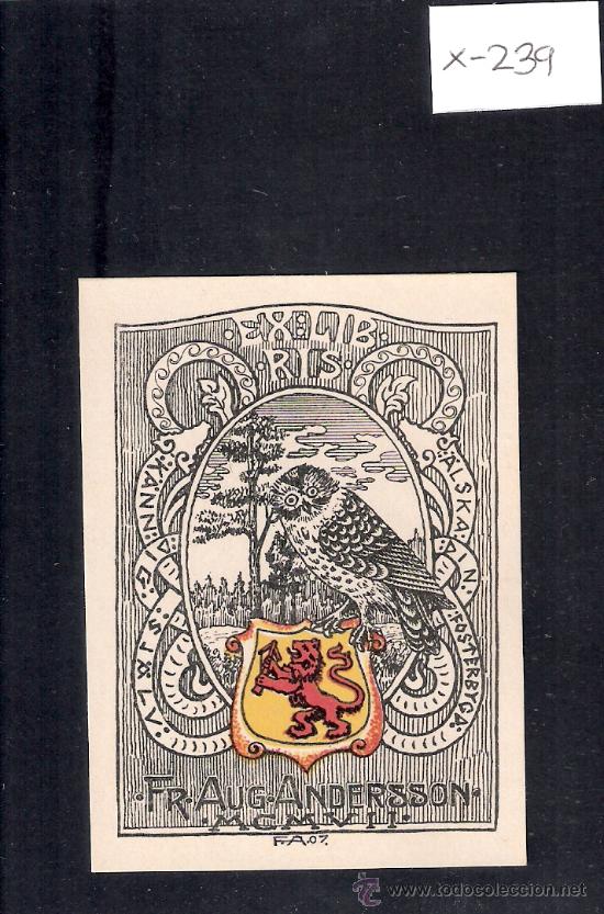 Arte: EX LIBRIS  - ( X-239) - Foto 1
