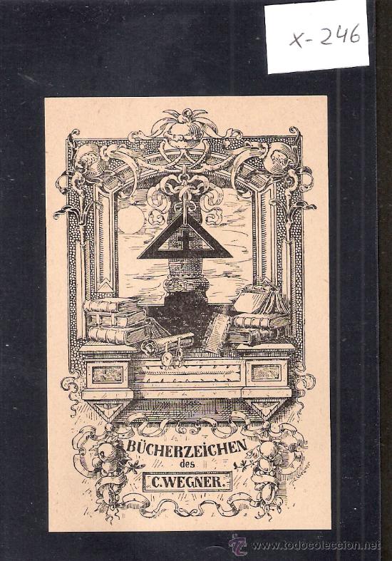 Arte: EX LIBRIS  - WEGNER - ( X-246) - Foto 1