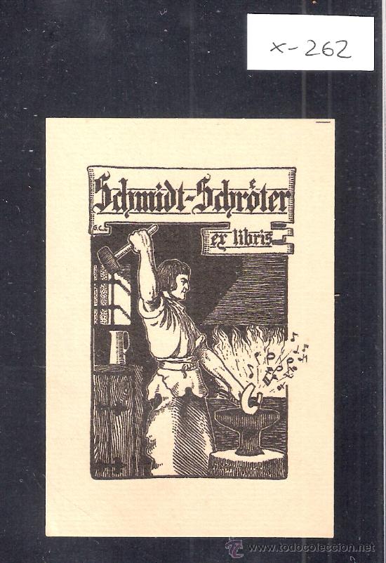 Arte: EX LIBRIS - SCHMIDT SCHROTER  - (X-262) - Foto 1