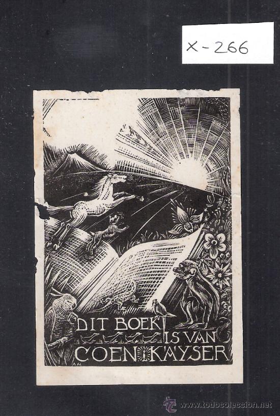 Arte: EX LIBRIS - COEN KAYSER   - (X-266) - Foto 1