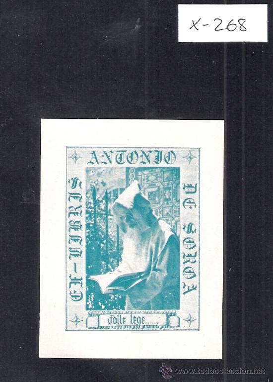 Arte: EX LIBRIS - ANTONIO DE SOROA    - (X-268) - Foto 1