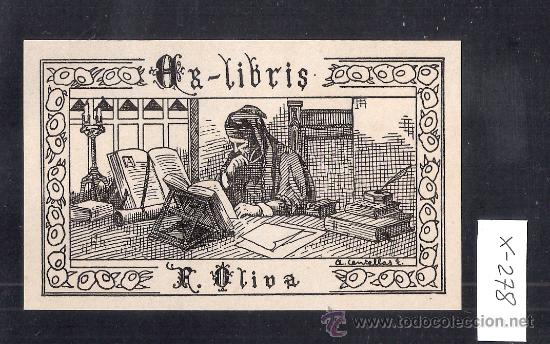 Arte: EX LIBRIS - OLIVA   - (X-278) - Foto 1