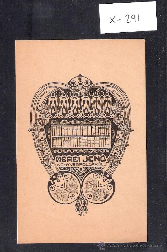 Arte: EX LIBRIS - MEREI JENO    - (X-291) - Foto 1