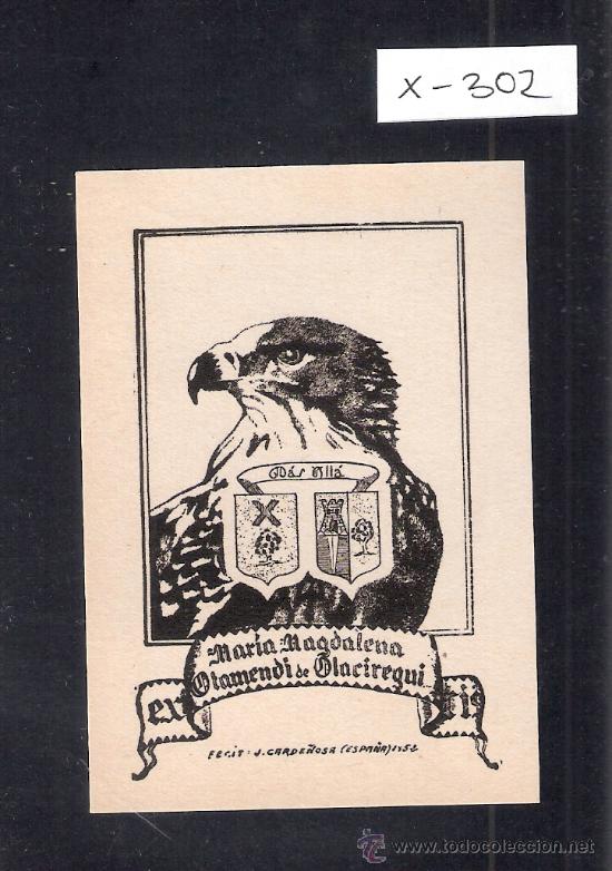 Arte: EX LIBRIS - MARIA MAGDALENA OTAMENDI   - (X-302) - Foto 1