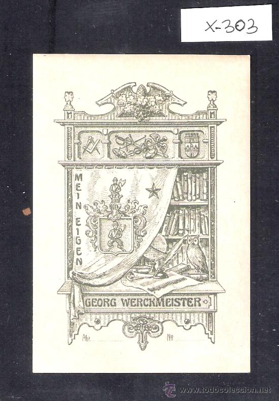 Arte: EX LIBRIS - GEORG WERCKMEISTER  - (X-303) - Foto 1