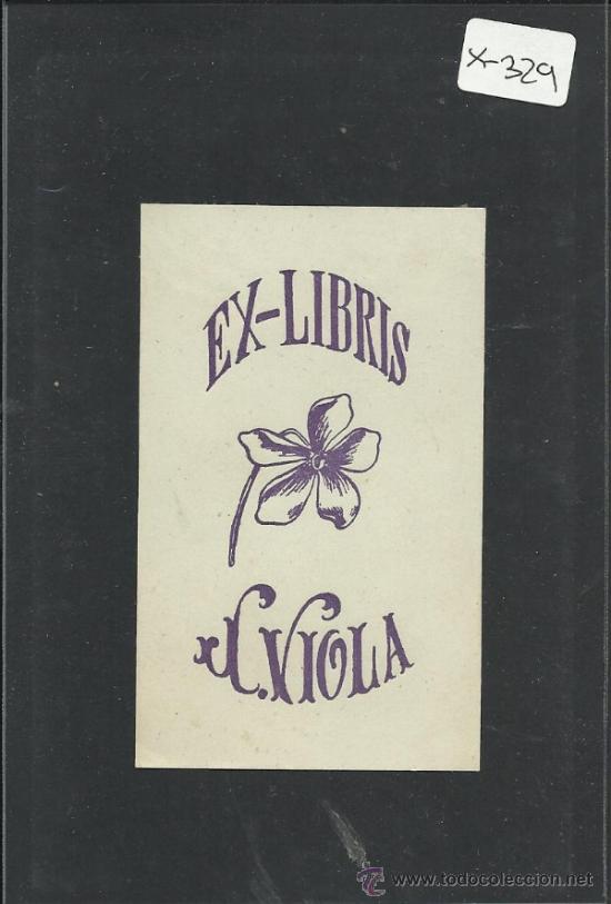 Arte: EX LIBRIS VIOLA  - (X-329) - Foto 1