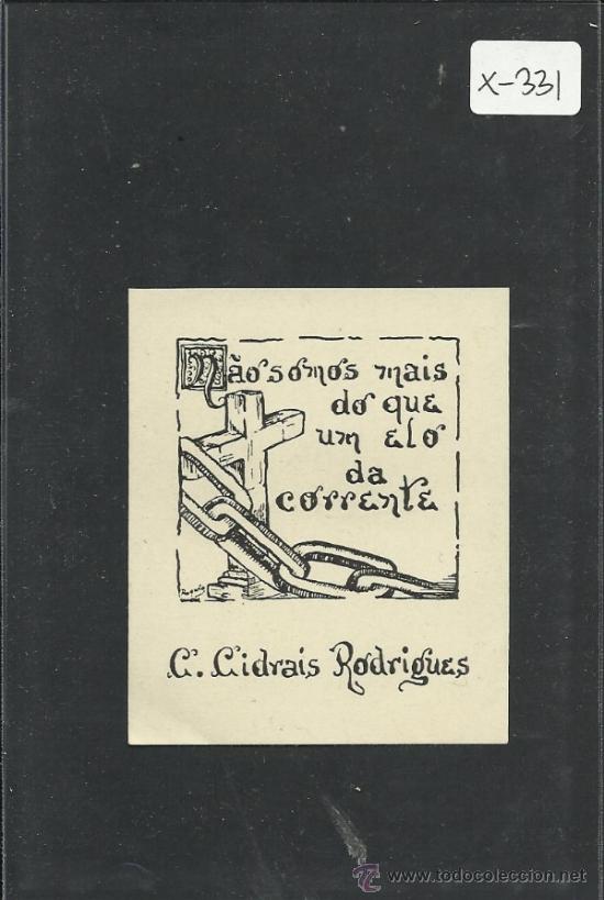 Arte: EX LIBRIS CIDRAIS RODRIGUES  - (X-331) - Foto 1