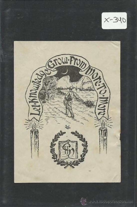 Arte: EX LIBRIS - (X-340) - Foto 1