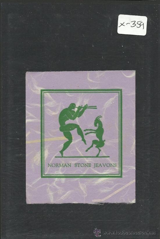 Arte: EX LIBRIS - NORMAN STONE- (X-359) - Foto 1