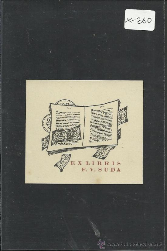 Arte: EX LIBRIS - F.V. SUDA - (X-360) - Foto 1
