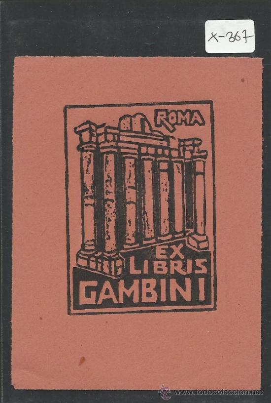 Arte: EX LIBRIS GAMBINI - (X-367) - Foto 1