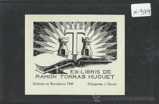 Arte: EX LIBRIS RAMON TORRAS HUGUET - (X-374) - Foto 1