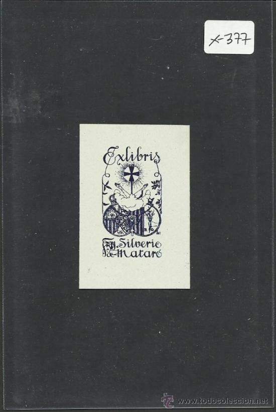 Arte: EX LIBRIS SILVERIO MATARO - (X-377) - Foto 1