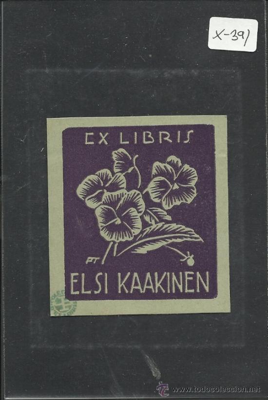 Arte: EX LIBRIS - ELSI KAAKINEN -(X-391) - Foto 1