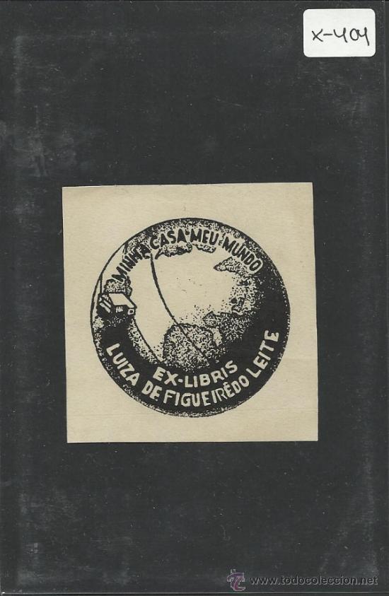 Arte: EX LIBRIS - LUIZA DE FIGUEREIDO LEITE  (X-409) - Foto 1