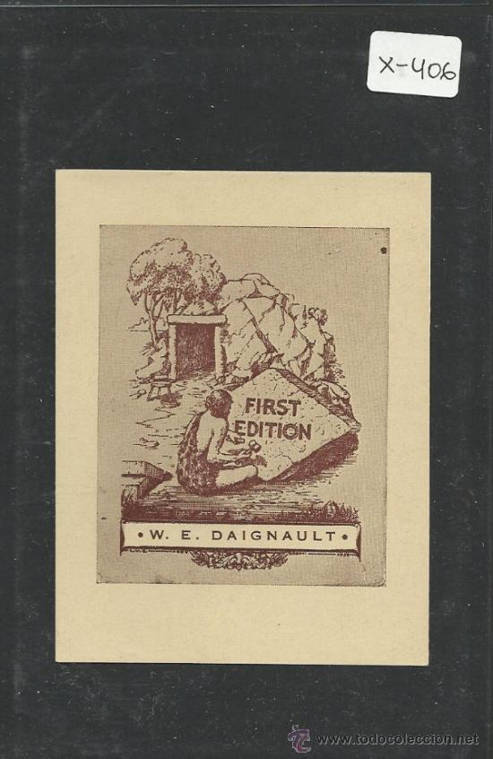 Arte: EX LIBRIS - W.E. DAIGNAULT - (X-406) - Foto 1