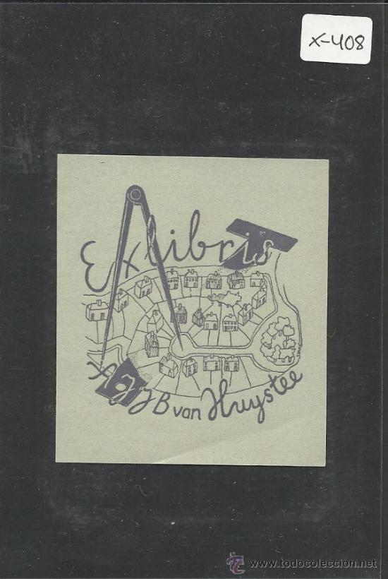 Arte: EX LIBRIS - VAN HUYSTEE - (X-408) - Foto 1