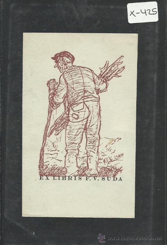Arte: EX LIBRIS - F.V. SUDA -(X-425) - Foto 1