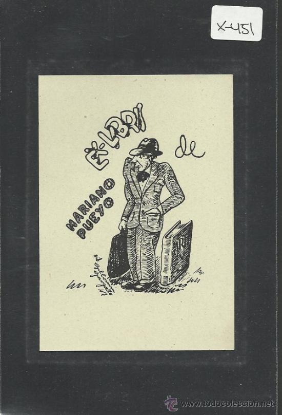 Arte: EX LIBRIS - MARIANO PUEYO - (X-451) - Foto 1