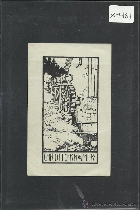 Arte: EX LIBRIS - OTTO KRAMER -(X-461) - Foto 1