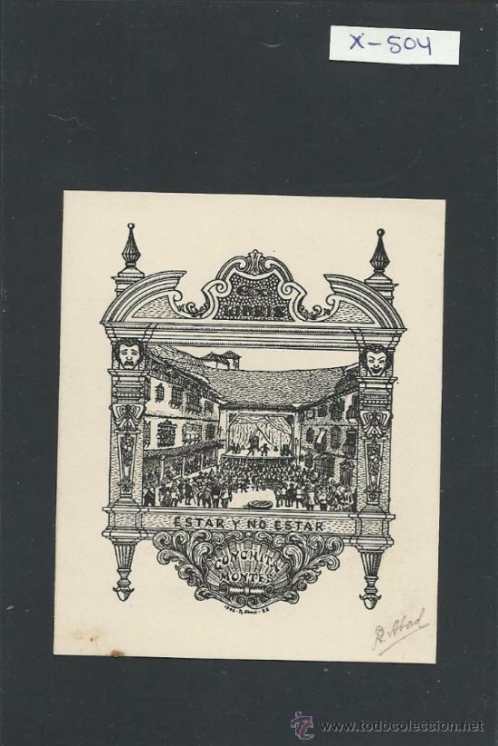 Arte: EX LIBRIS - ESTAR Y NO ESTAR   - (X-504) - Foto 1