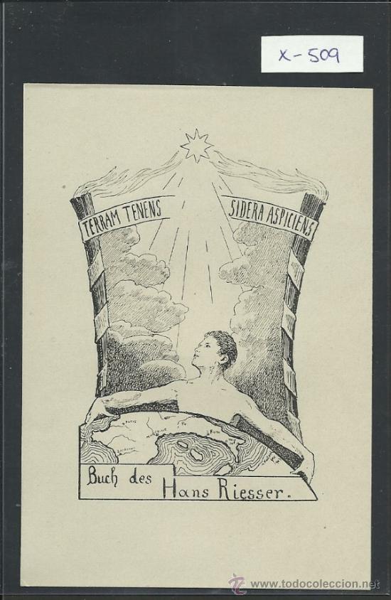 Arte: EX LIBRIS - HANS RIESSER  - (X-509) - Foto 1