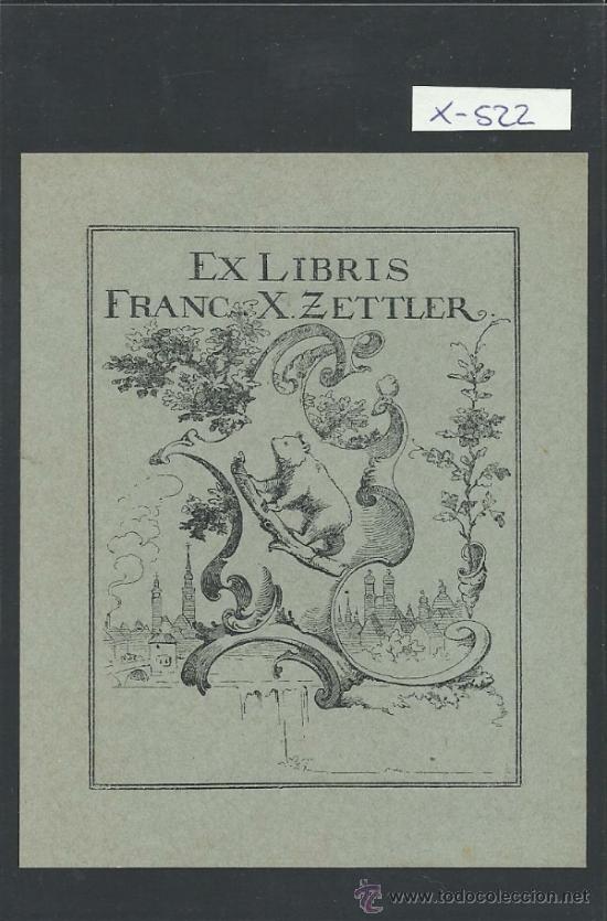 Arte: EX LIBRIS - FRANC X. ZETTLER   - (X-522) - Foto 1