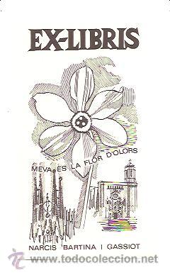 Arte: EX-LIBRIS NARC&Iacute;S BARTINA I GASSIOT - Foto 1