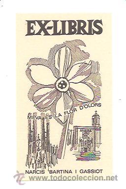 Arte: EX-LIBRIS NARC&Iacute;S BARTINA I GASSIOT - Foto 1