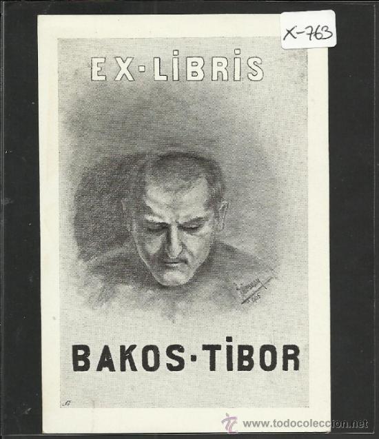Arte: EX-LIBRIS - BAKOS TIBOR - (X-763) - Foto 1