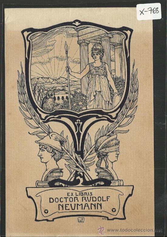 Arte: EX-LIBRIS - RUDOLF NEWMANN - (X-768) - Foto 1