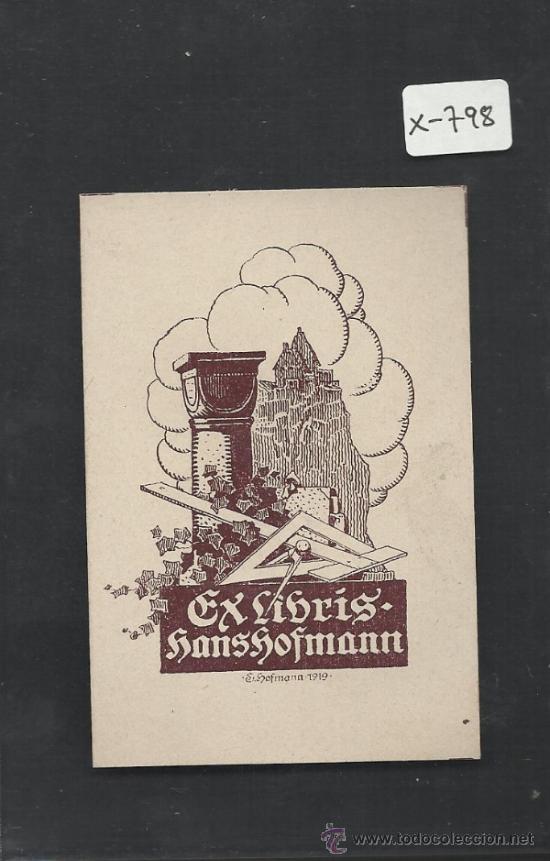 Arte: EX LIBRIS  - HANS HOFMANN - (X-798) - Foto 1