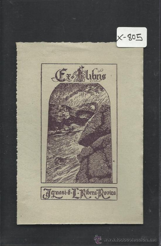 Arte: EX LIBRIS  - IGNASI RIBERA - (X-805) - Foto 1