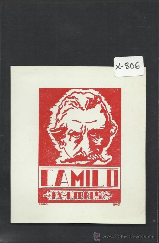 Arte: EX LIBRIS  - CAMILO -(X-806) - Foto 1