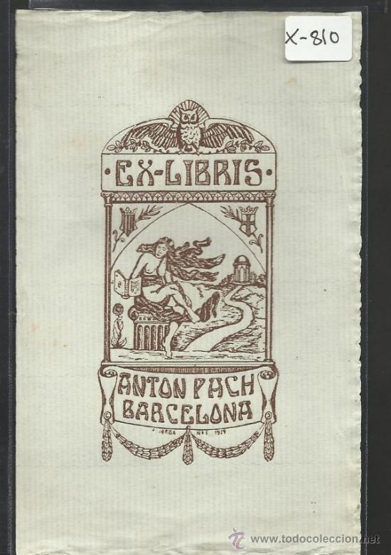 Arte: EX LIBRIS  - ANTON PACH - (X-810) - Foto 1