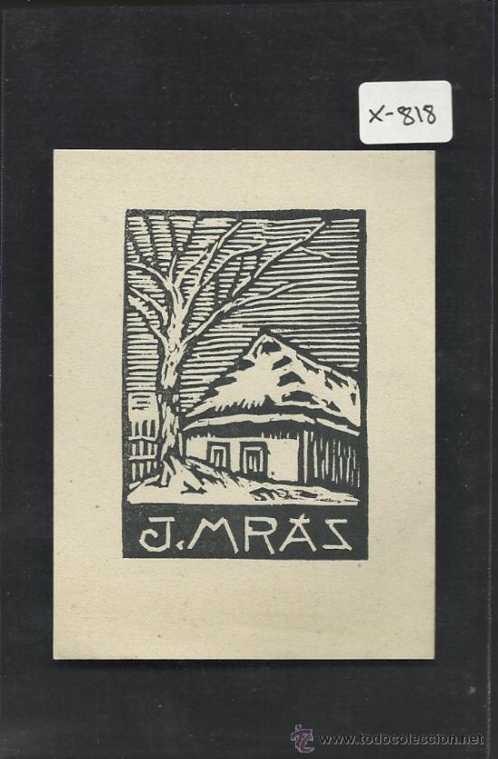 Arte: EX LIBRIS  - J.MRAS - (X-818) - Foto 1