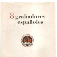 Arte: 8 GRABADORES ESPAÑOLES – 8 EX LIBRIS DEL CONGRESO EUROPEO DE VIENA 1960