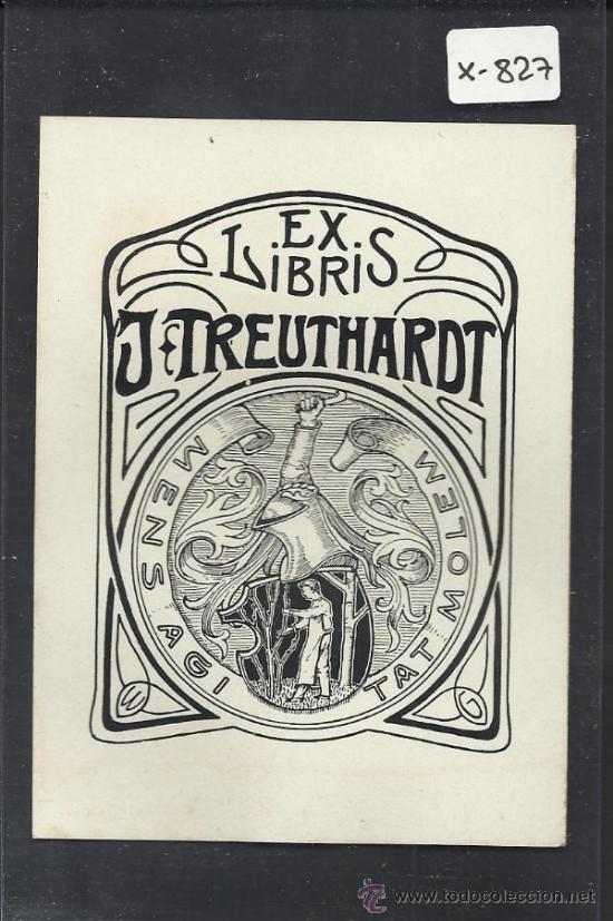 Arte: EX LIBRIS - J. TREUTHARDT - (X-827) - Foto 1