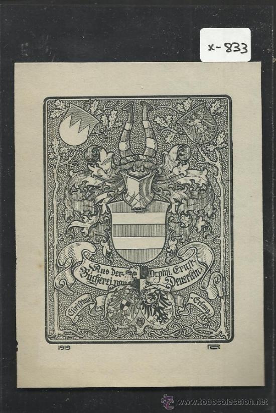 Arte: EX LIBRIS  - (X-833) - Foto 1