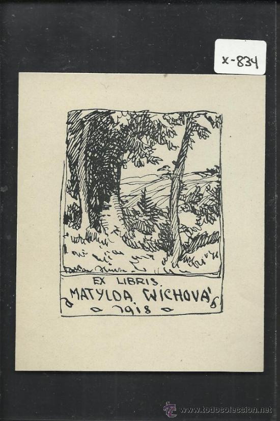 Arte: EX LIBRIS  - MATYLDA WICHOVA - (X-834) - Foto 1