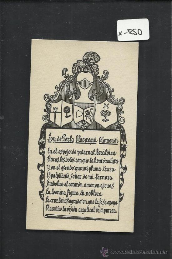 Arte: EX LIBRIS -  OTAMENDI - (X-850) - Foto 1