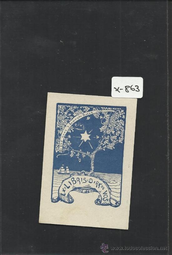 Arte: EX LIBRIS  - DIRK DE VOS -(X-863) - Foto 1