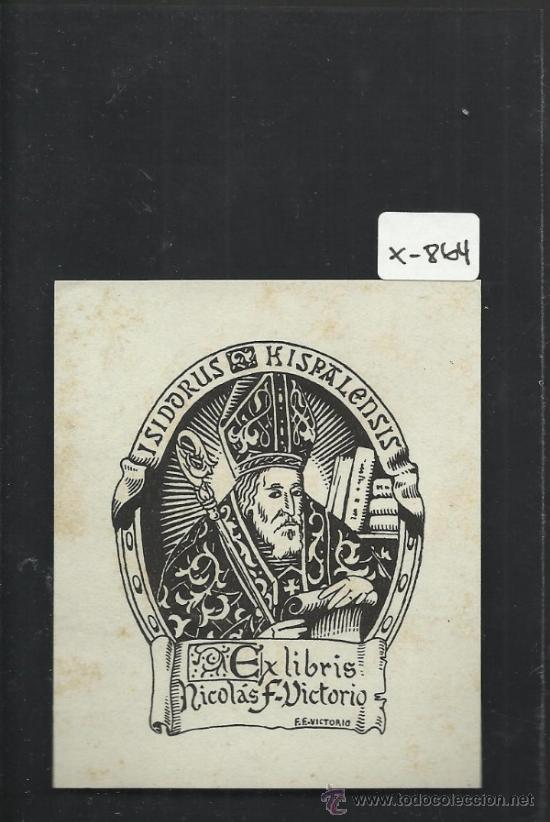 Arte: EX LIBRIS  -NICOLAS F. VICTORIO - (X-864) - Foto 1