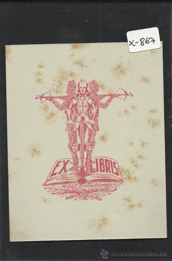 Arte: EX LIBRIS - PILAR BALLESTEROS - (X-867) - Foto 1