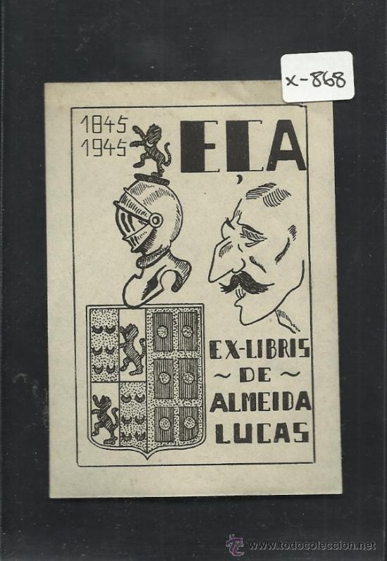 Arte: EX LIBRIS - ALMEIDA LUCAS - (X-868) - Foto 1