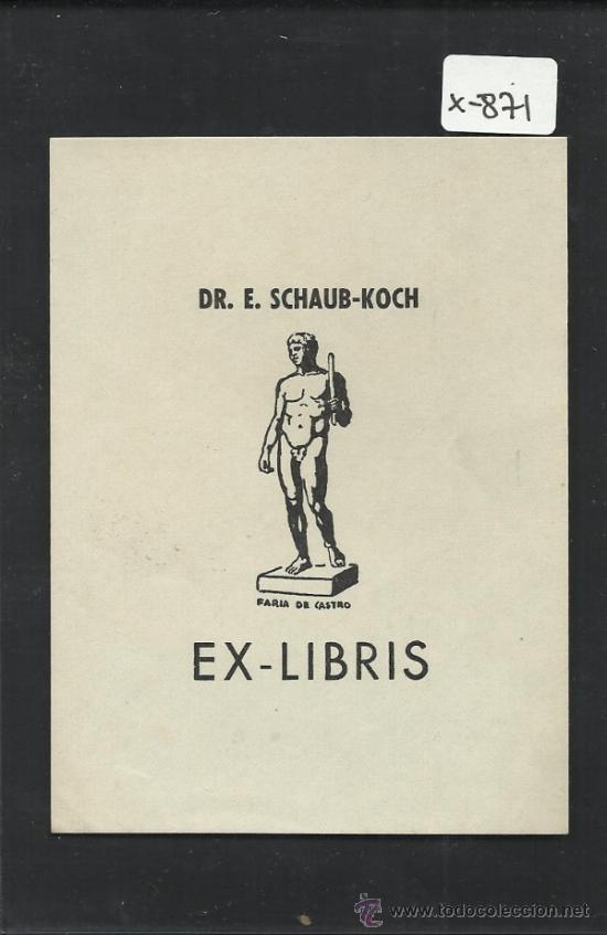 Arte: EX LIBRIS - DR. E. SHAUB-KOCH - (X-871) - Foto 1