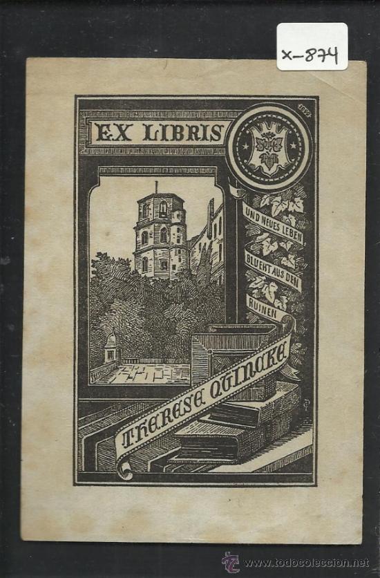 Arte: EX LIBRIS - THERESE OGINOKE - (X-874) - Foto 1