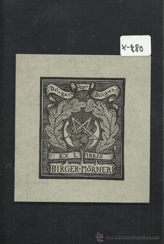 Arte: EX LIBRIS - BIRGER M&Ouml;RNER (X-880) - Foto 1